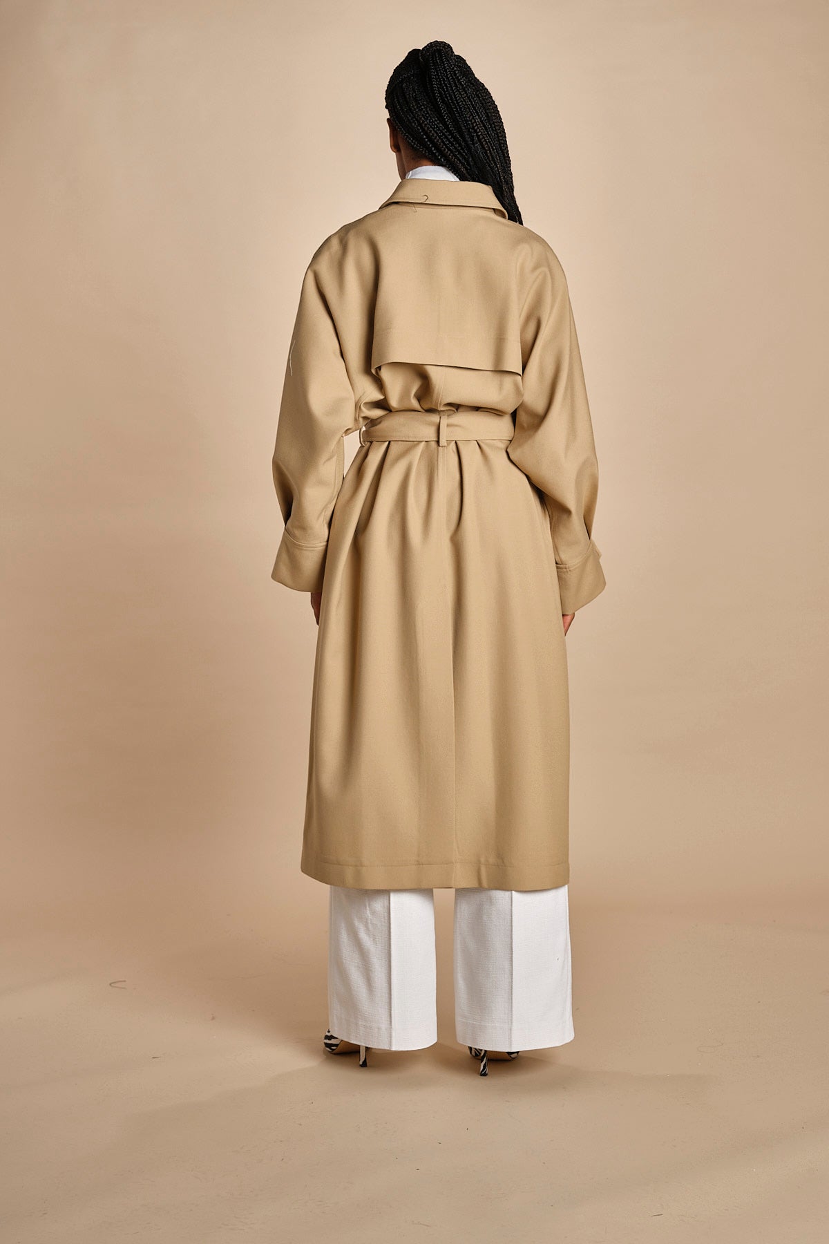 trench oversize con tasche OVERSIZED TRENCH E20FM04 NS91 CAMEL martin grant 