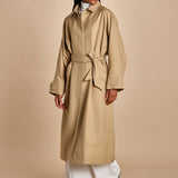 trench oversize con tasche OVERSIZED TRENCH E20FM04 NS91 CAMEL martin grant 