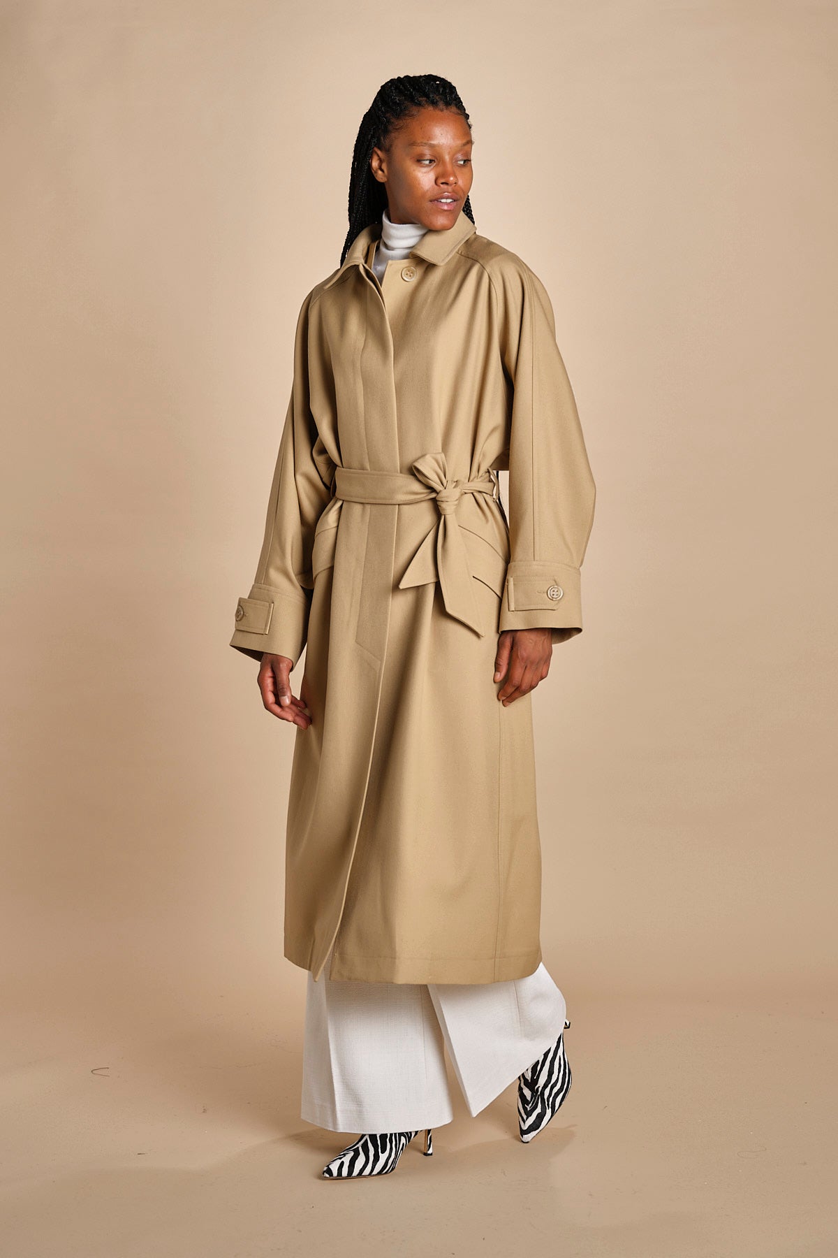 trench oversize con tasche OVERSIZED TRENCH E20FM04 NS91 CAMEL martin grant 