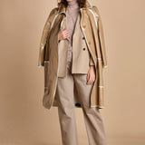 blazer doppiopetto spinato. BEATRIZ NATURALE massimo alba 