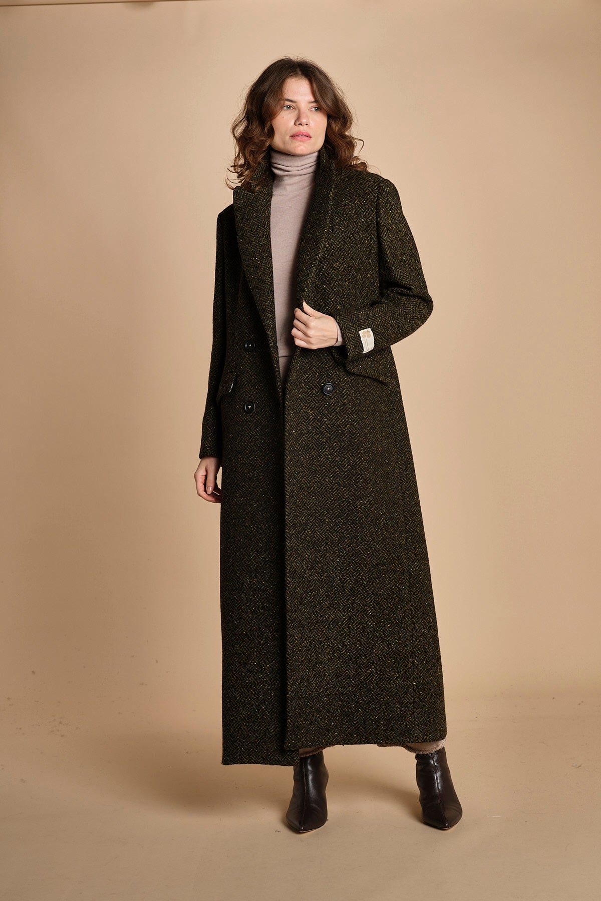 cappotto lungo spinato. BRISTOL m28d0bristt11143 f605 VERDONE massimo alba 