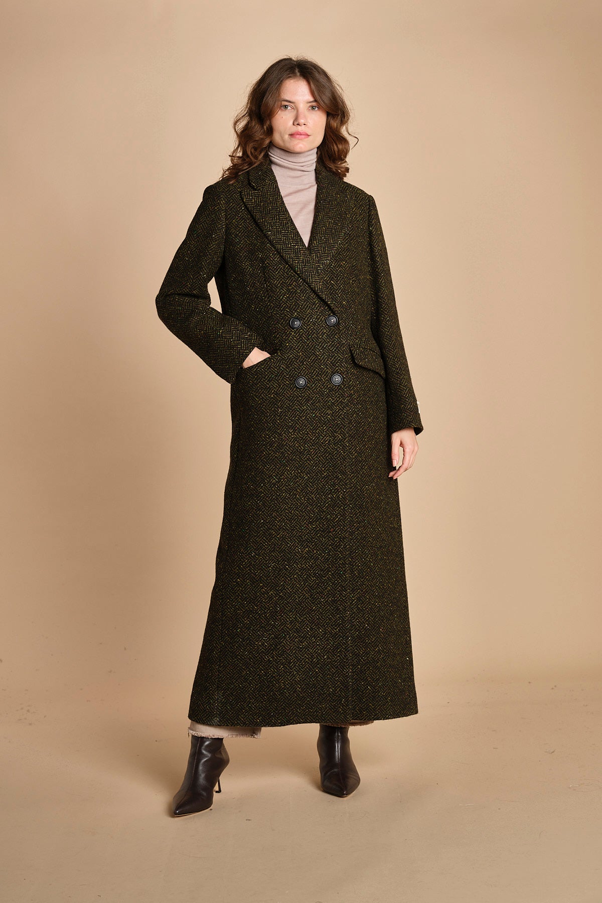 cappotto lungo spinato. BRISTOL m28d0bristt11143 f605 VERDONE massimo alba 