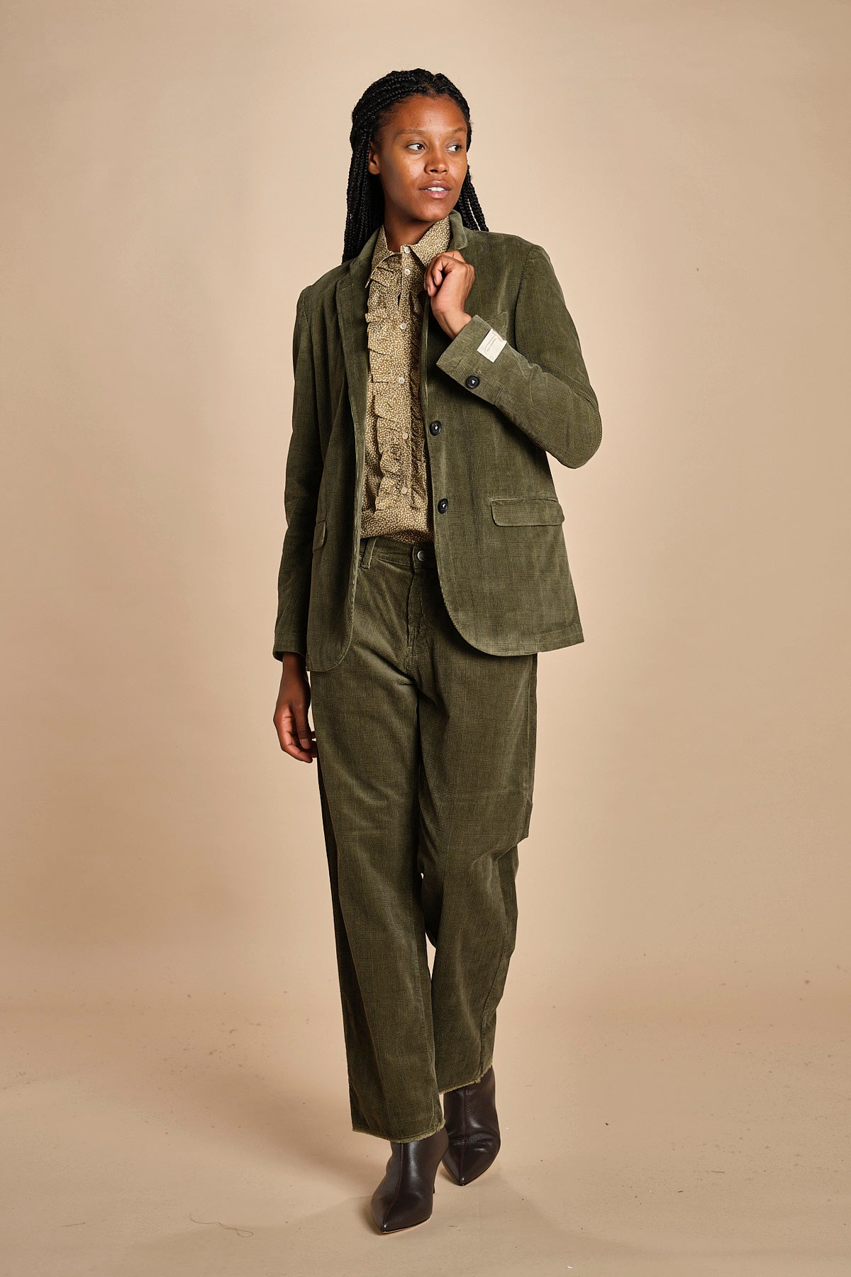 pantalone galles in velluto ALOSA P28D0ALOSA-T3251 Q669 massimo alba 