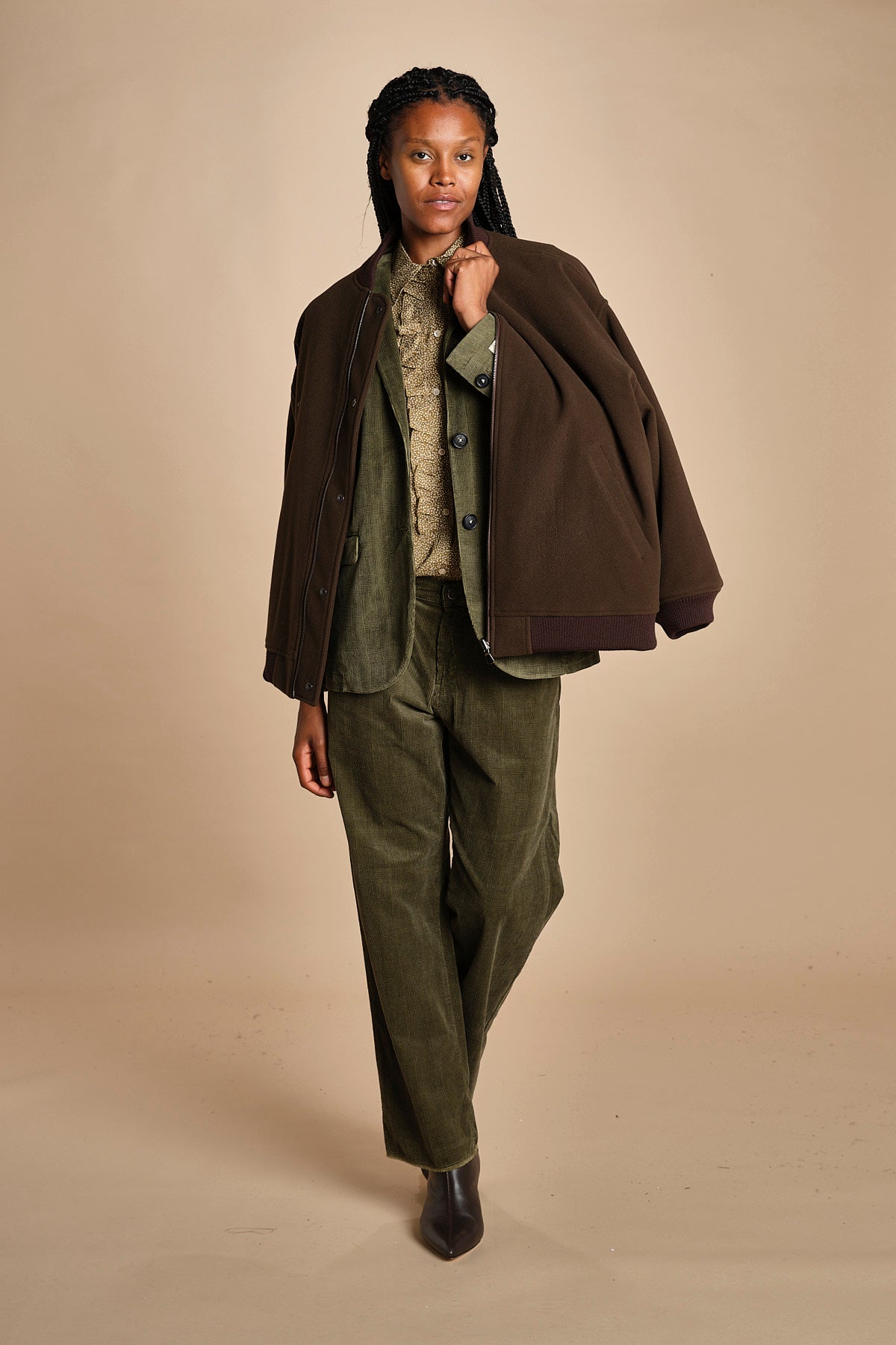 pantalone galles in velluto ALOSA P28D0ALOSA-T3251 Q669 massimo alba 