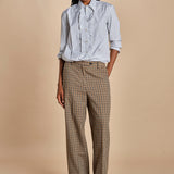 Camicia con rouches a  righe GEMMA P28D0GEMMA-T4706 R658 massimo alba 