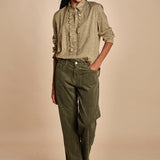 Camicia con rouches e micropois GEMMA P28D0GEMMA-T4732 S669 massimo alba 