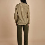 Camicia con rouches e micropois GEMMA P28D0GEMMA-T4732 S669 massimo alba 