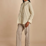 camicia coreana con microstampa JILL P28D0JILL-T4733 S669 massimo alba 