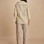 camicia coreana con microstampa JILL P28D0JILL-T4733 S669 massimo alba 