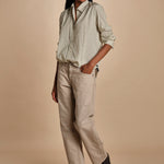 Camicia con microstampa SELMA P28D0SELMA-T4733 S570 massimo alba 