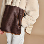 piumino parka in ecopelliccia COLEMAN BEIGE mes demoiselles 