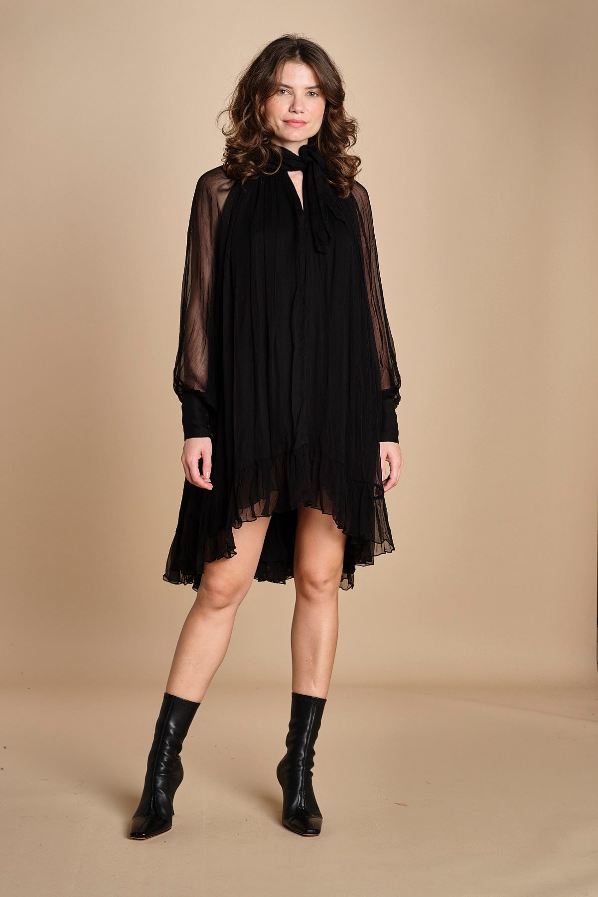 miniabito in voille DOLLY BLACK mes demoiselles 