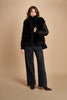 24065 giubbotto in nylon e pelliccia