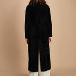 24098 cappotto doppiopetto in astrakan 24098300 NERO milaura 