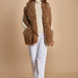 021 gilet montone 25021-302 MASTICE milaura 