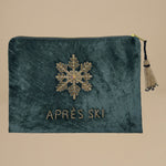 bustina con  fiocco di neve C25P0814 GREY BLUE GOLD milaura 