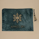 bustina con  fiocco di neve C25P0814 GREY BLUE GOLD milaura 