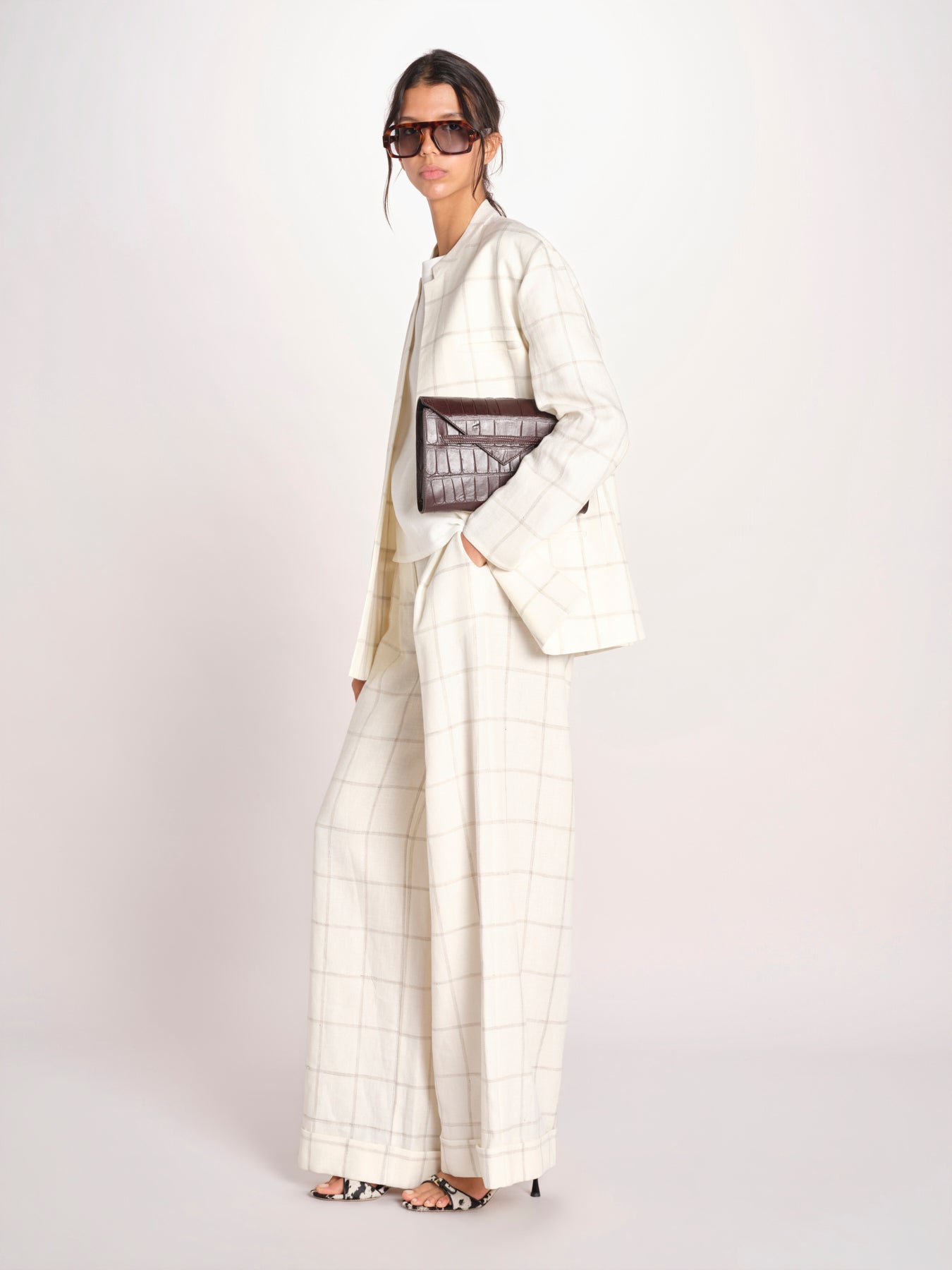 cluth in coccodrillo CLUTCH MORO milaura 