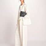clutch in coccodrillo CLUTCH NERO milaura 