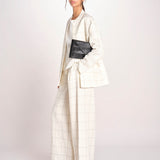 clutch in coccodrillo CLUTCH NERO milaura 