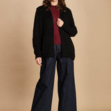 Cardigan ovetto D2200518 NERO milaura 