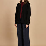Cardigan ovetto D2200518 NERO milaura 