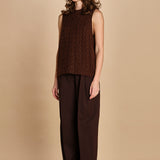 gilet trecce D230514A MORO milaura 