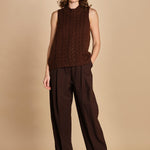 gilet trecce D230514A MORO milaura 