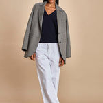 maglia con scollo a v e manica a campana by milaura. D2500894 866 BLU milaura 