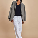 maglia con scollo a v e manica a campana by milaura. D2500894 866 BLU milaura 