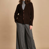 cardigan collo a scialle D251016S 220036 T.MORO milaura 