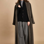 cardigan collo a scialle D251016S 4032 NERO milaura 