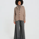 cardigan collo a scialle D251016S 4429 CUMINO milaura 
