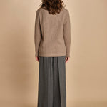 cardigan collo a scialle D251016S 4429 CUMINO milaura 