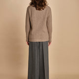 cardigan collo a scialle D251016S 4429 CUMINO milaura 