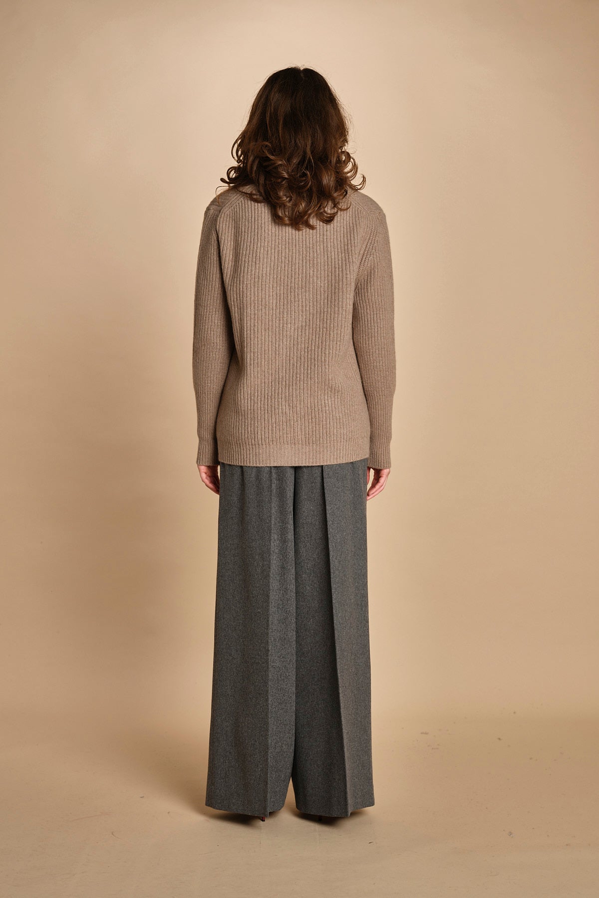 cardigan collo a scialle D251016S 4429 CUMINO milaura 