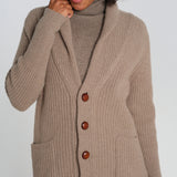 cardigan collo a scialle D251016S 4429 CUMINO milaura 