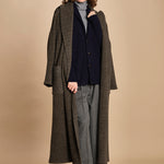 cardigan collo a scialle D251016S 9574 BLU milaura 
