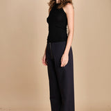top americano a costine in lana merino LAU28 E14035 milaura 