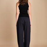 top americano a costine in lana merino LAU28 E14035 milaura 