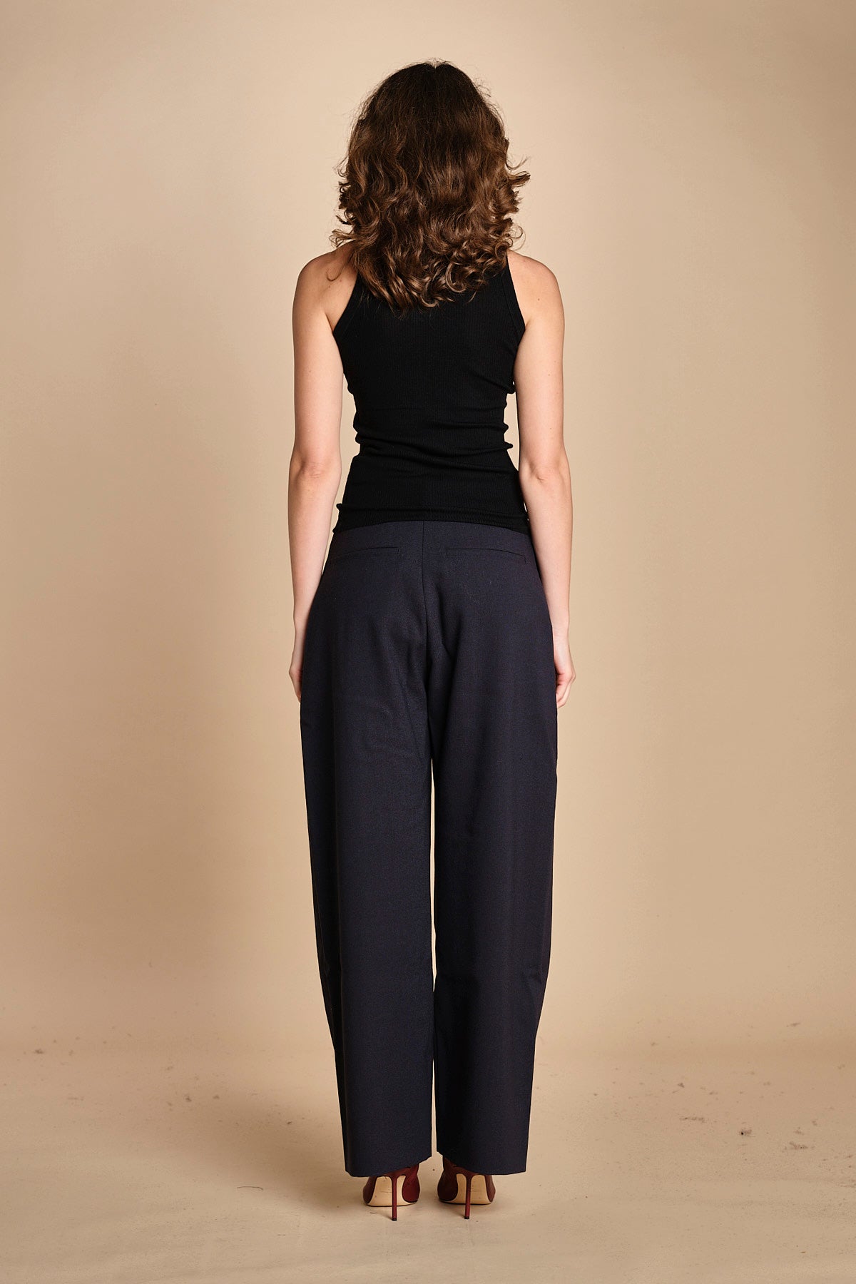 top americano a costine in lana merino LAU28 E14035 milaura 