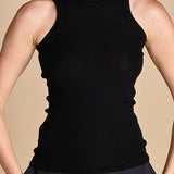 top americano a costine in lana merino LAU28 E14035 milaura 