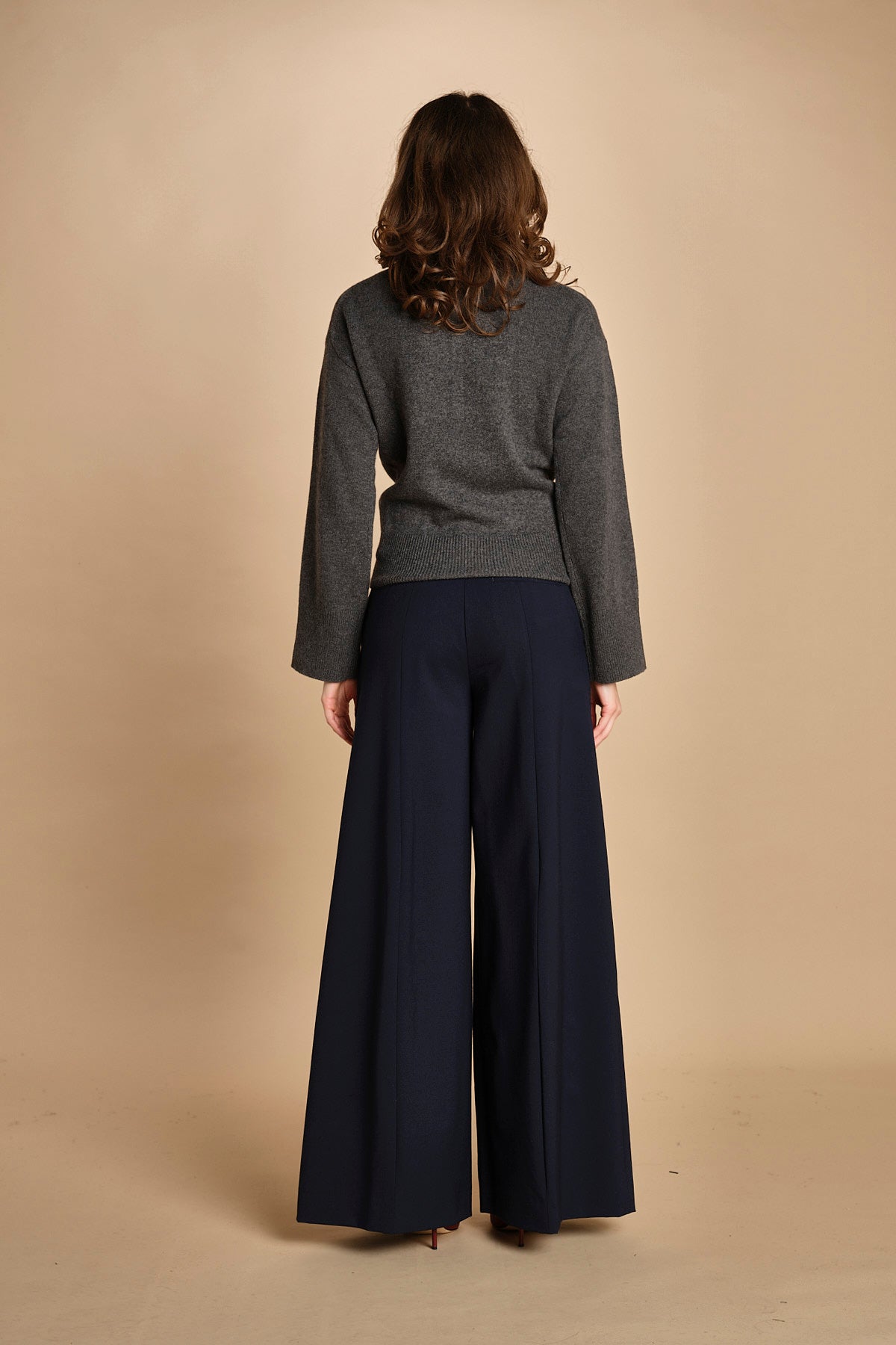 maglia mezza zip MIL14 25024 GRIGIO SCURO milaura 