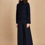 maglia mezza zip MIL14 25030 BLU milaura 