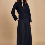 maglia mezza zip MIL14 25030 BLU milaura 