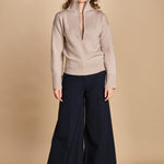 maglia mezza zip MIL14 25468 JUTE milaura 