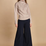 maglia mezza zip MIL14 25468 JUTE milaura 