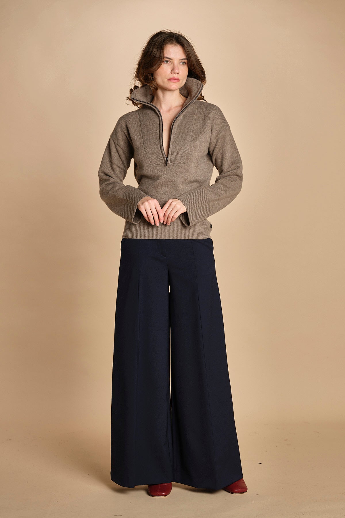 maglia mezza zip MIL14 25831 CUMINO milaura 