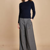 girocollo basic MIL46 25030 BLU milaura 