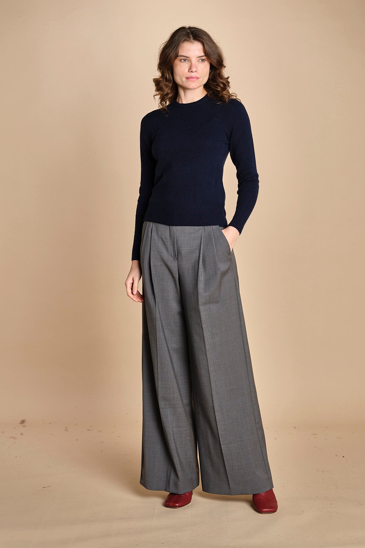 girocollo basic MIL46 25030 BLU milaura 